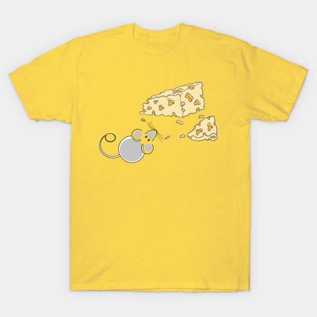 The Early mouse gets the cheese... T-Shirt by Keatos